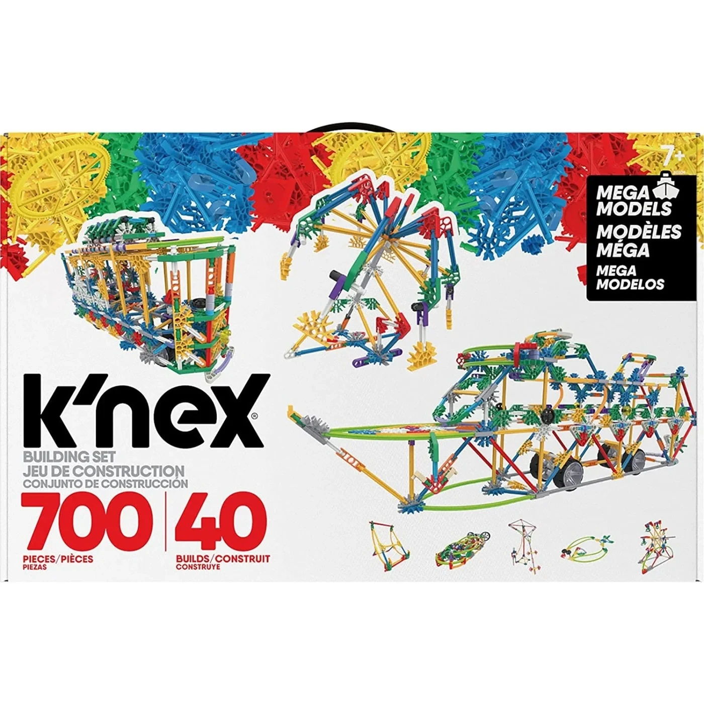 Κατασκευές Models Building Set 3D Educational Toys For Kids 700 ps, Knex Mega